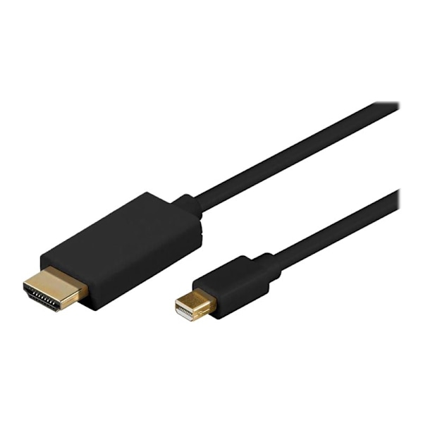 MicroConnect - Adapterkabel - Mini DisplayPort hane till HDMI hane - 5 m - svart - 1080p stöd 60 Hz