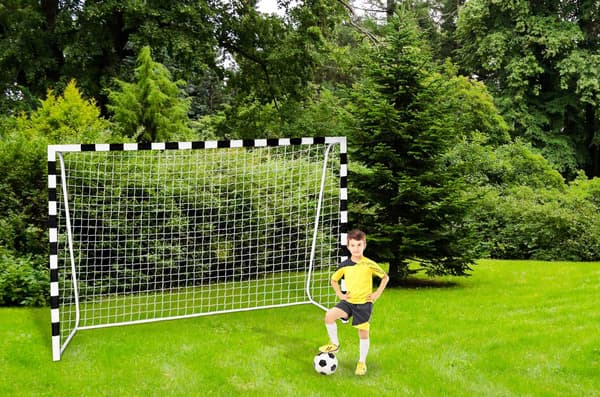 Fotbollsträningsmål, 300x160 cm, galvaniserat stål