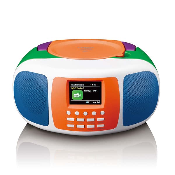 Bærbar DAB+/FM-radio med Bluetooth og CD-afspiller