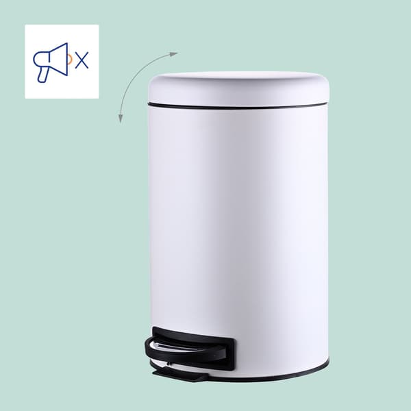 12L Step Bin med indvendig spand – Soft-Close låg