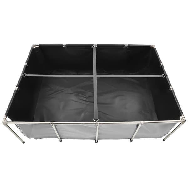 Overjordisk fiskedam, 470 gallon PVC, klar panel