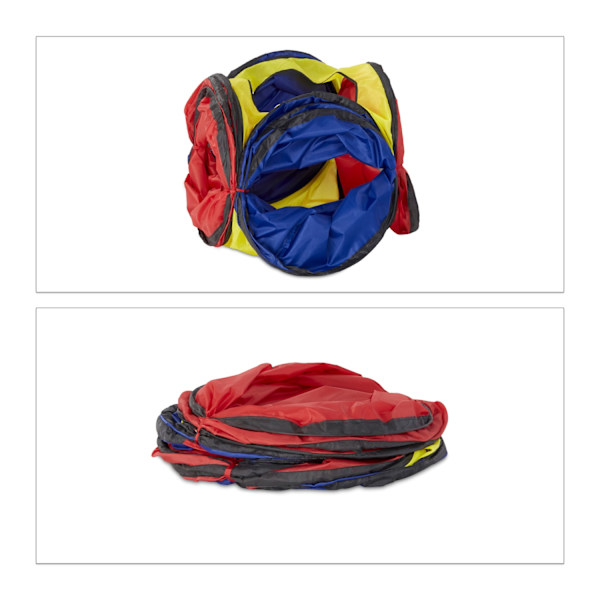 Suuri leikkitunneli 4 putkella