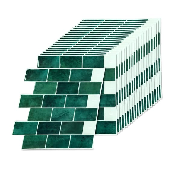 Selvklæbende 3D-vægfliser, 30x30 cm, nem montering