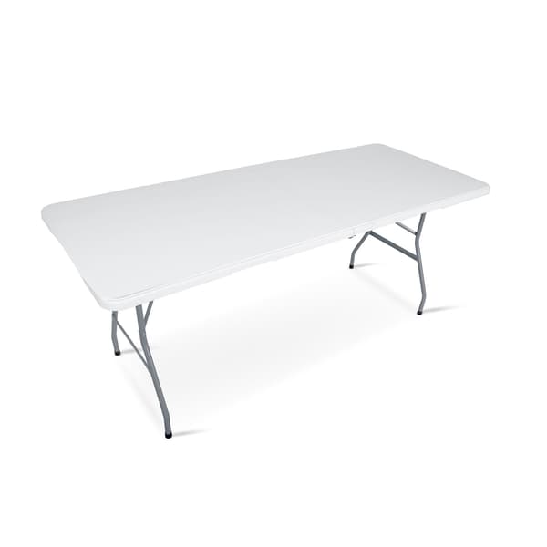 Sammenklappeligt haveserveringsbord 180 cm Plonos hvid