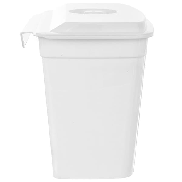 Køkkendørmonteret affaldsspand, 4L, Hvid