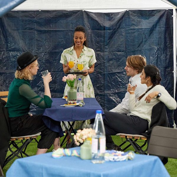 Sidepaneler Blue Pavilion - sæt med 6 stk