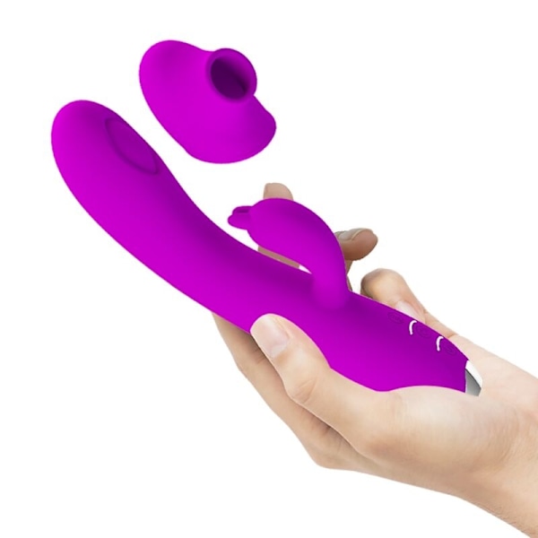 Pretty Love - Regina Genopladelig Vibrator-Sucker Purple