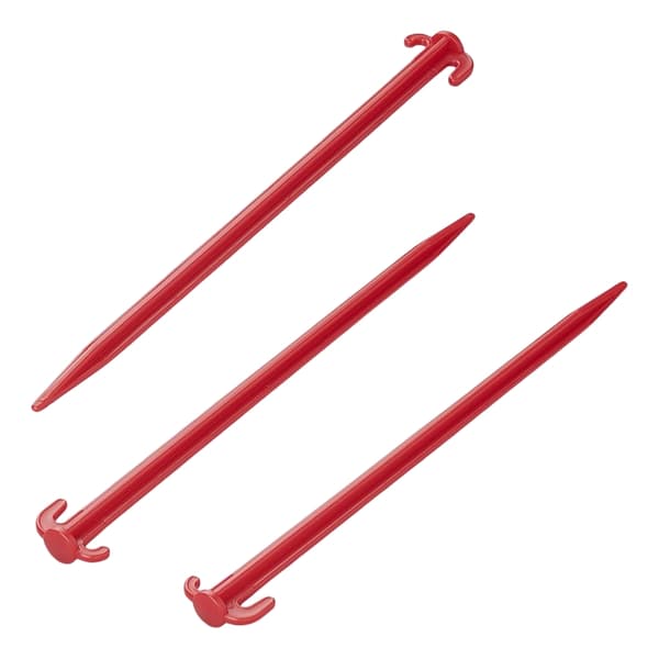 Telttatappi 30cm muovia 6 kpl polybagissa