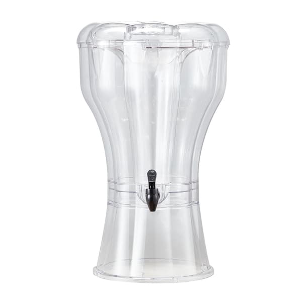 Drikkevaredispenser 13L, klar plastik, drypfri tap