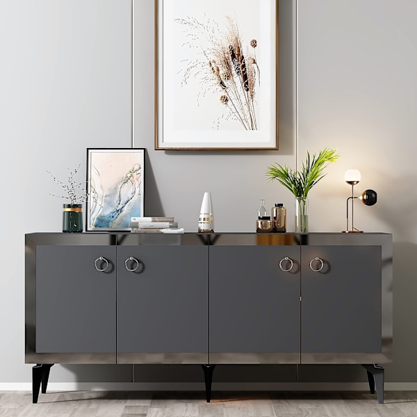 Console Ponny - Antracit, Silver
