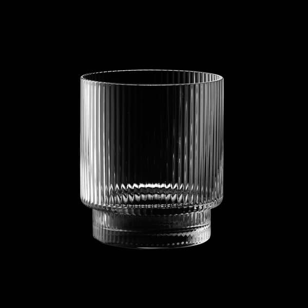 Räfflade dricksglas, 31 cl, 2-pack, diskmaskinssäkra
