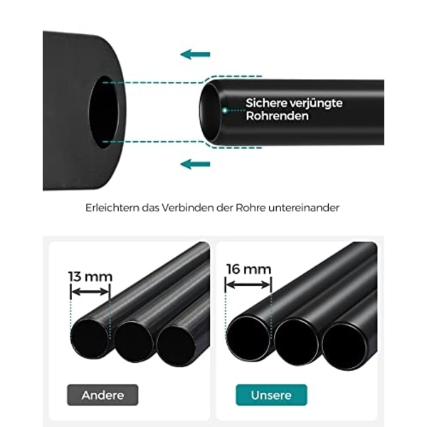 Tilava kangasvaatekaappi kiskoilla ja hyllyillä, helppo koota