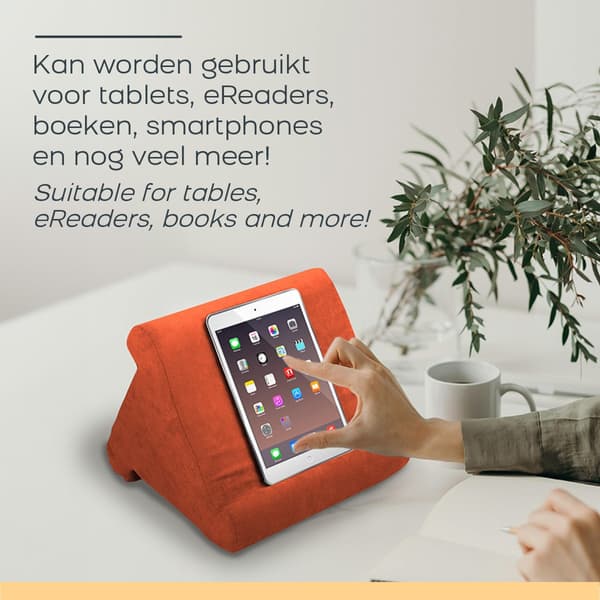Tabletpudeholder – Grøn, multivinkel memory foam