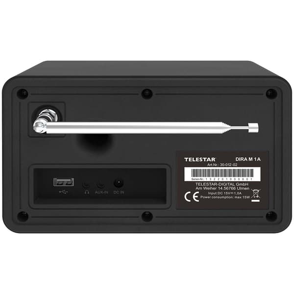 DIRA M 1 A EWF Kompakt mono-multifunktionsradio sort