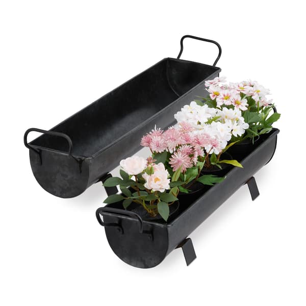 Blomsterkasse sæt af to