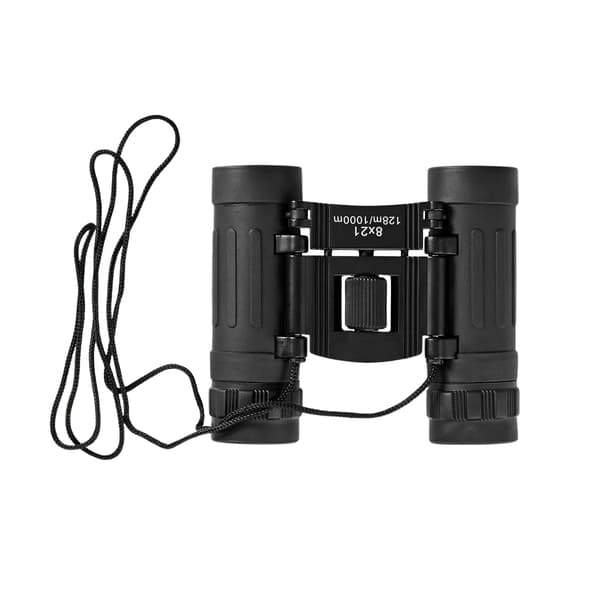 Binocular | Förstoring: 8 x | Objektivlinsdiameter: 21 mm | Synfält: 128 m | Resväska ingår | Svart