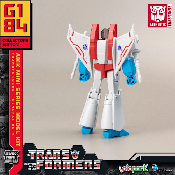 Transformers: Generation One AMK Mini Series muovinen mallisarja Starscream 11 cm