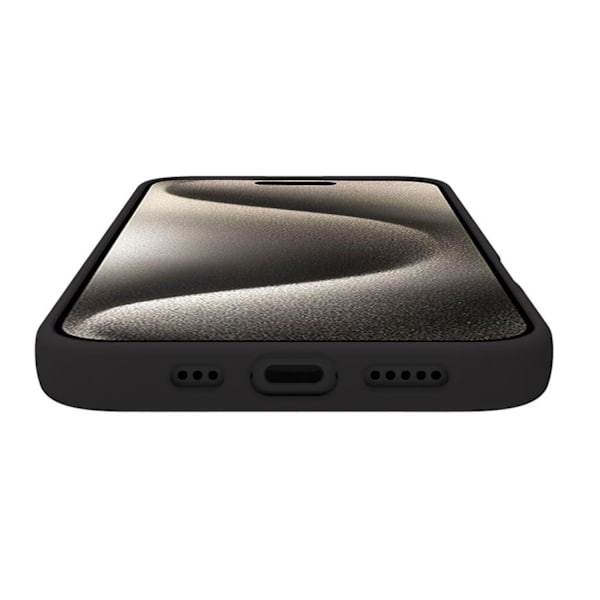 Cromomag Soft rubber case MagSafe-kompatibelt iPhone 16 Svart