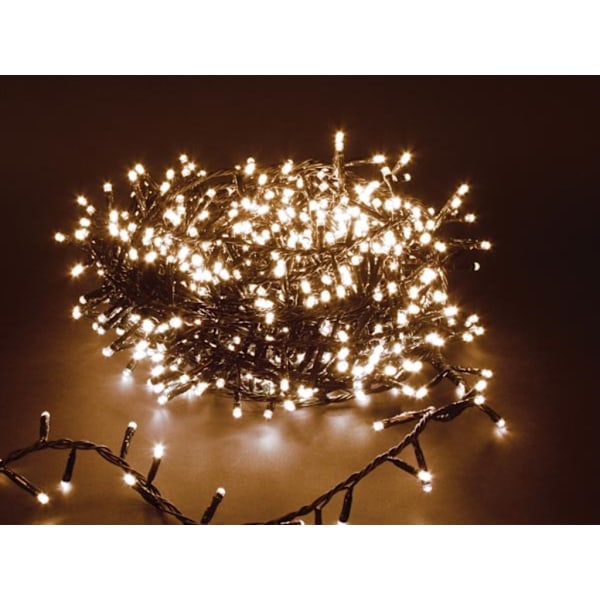 Shimmerlight Led - 16 M - 740 Arizona hvide lamper - Grøn ledning - Modulator - 24 V