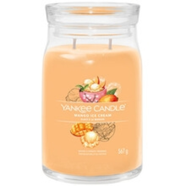 Yankee Candle - Mango Ice Cream Signature Candle ( mangová zmrzlina ) - Vonná svíčka 567.0g