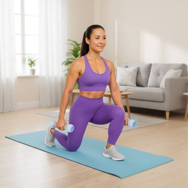 Justerbart hantelset – Ergonomiskt grepp, Hemträning