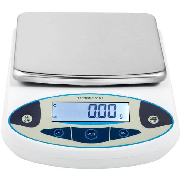 Analyysivaaka 5000 g, luettavuus 0,01 g, LCD