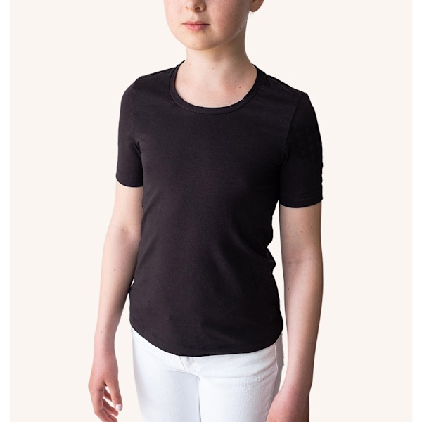 SWEDISH POSTURE Alignment T-paita puuvilla XXXS Kids Musta