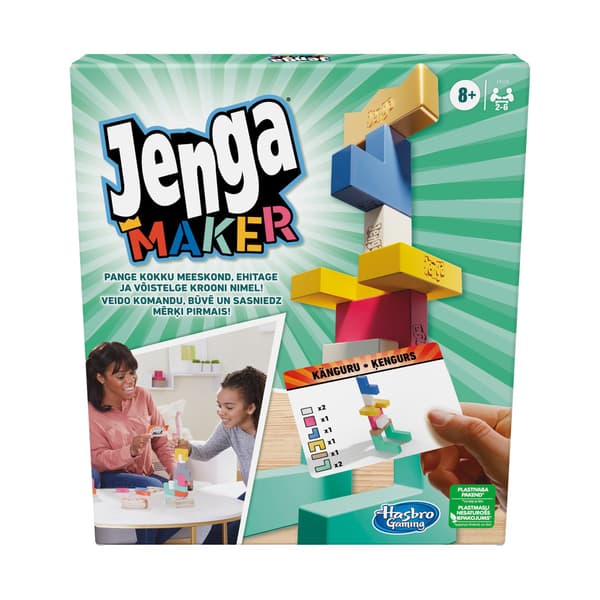 Jenga Maker brætspil (på estisk og lettisk sprog.)