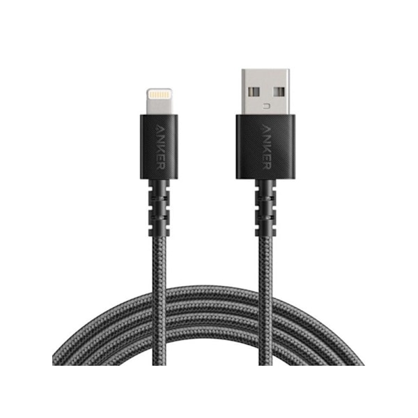 Anker Powerline Select+, 1,8 m, Lightning, USB A, Hankoppling, Hankoppling, Svart