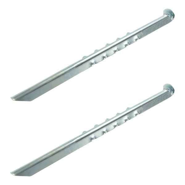 Tentpeg 40cm metalli uurrettu 2 kpl polybag