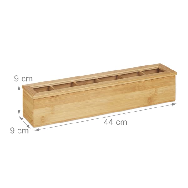 Teask bambusta 6 lokeroa