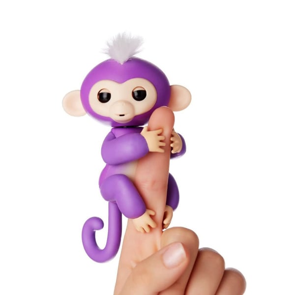 Cenocco Fingerleksak Happy Monkey Lila