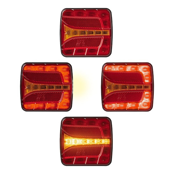Takavalo 4 toiminto 106 x 99 mm LED vasen