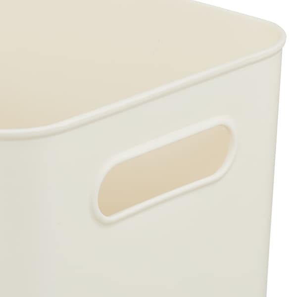 Plastförvaringslådor med bambulock, set om 2