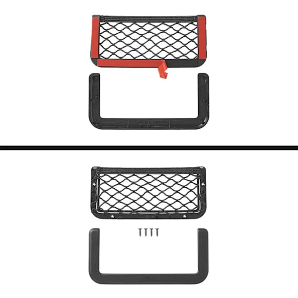 Säilytysverkko kuminauha 17x8cm kehyksellä NS-4