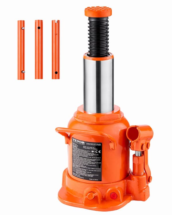 Hydraulisk flaskdomkraft, 20 ton, 17–30 cm lyft
