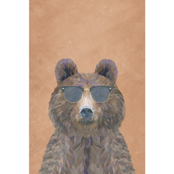 Cool Bear Portrait - 50x70 cm