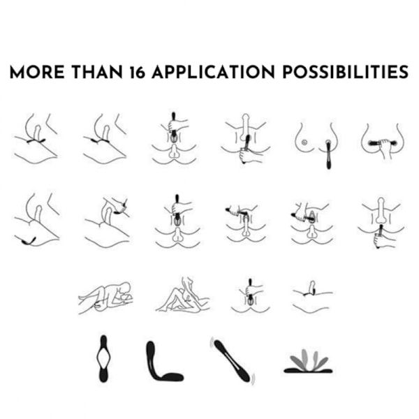 Satisfyer - Elastic Joy Multi Vibrator Röd