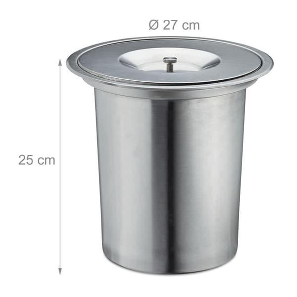 Rostfritt stålkärl 8L