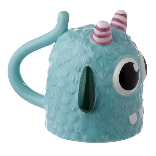 3D blå krus, 550 ml kapacitet, Monstruo Monstarz Design