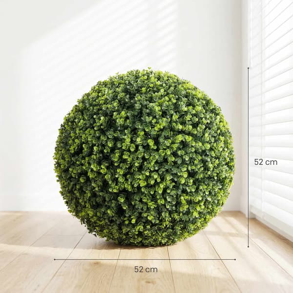 52 cm konstgjorda eukalyptusbollar, set om 2, UV-resistenta