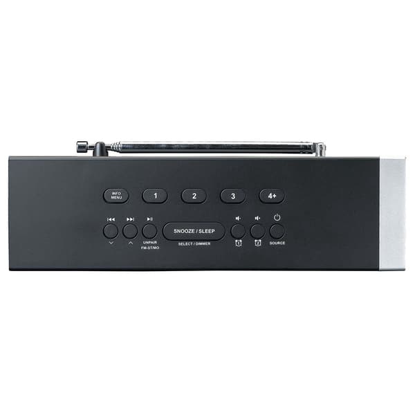 DAB+ FM Bluetooth-klockradio med USB-laddning