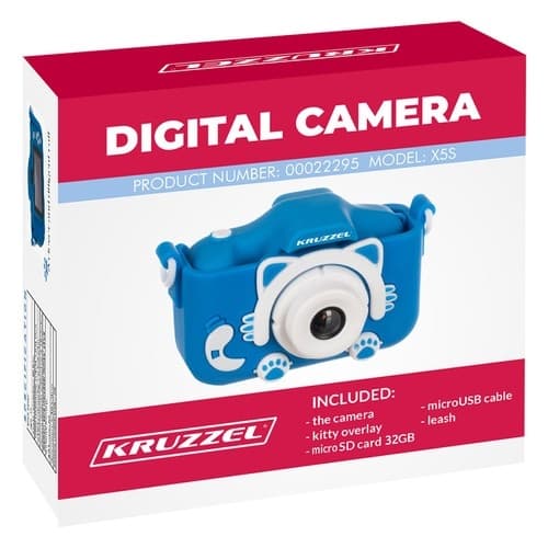 Kruzzel AC22295 sininen digikamera