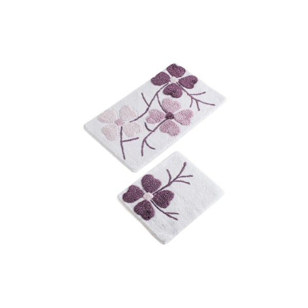 Akryl Badmatta Set (2 delar) Kırcicegi - Rosa