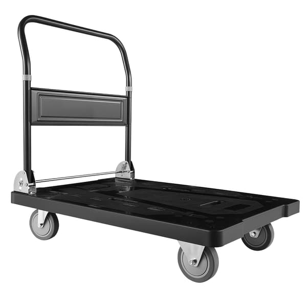 Sammenklappelig platformslastbil, 1000 lb, 5-tommers drejehjul