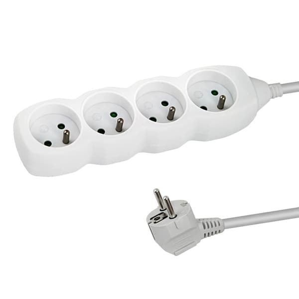 Esperanza Power Strip 4 Sockel 1,5M Vit