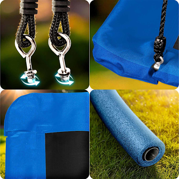 Rektangulär storkbo gunga Neo-Sport Swingo 110 x 70 cm
