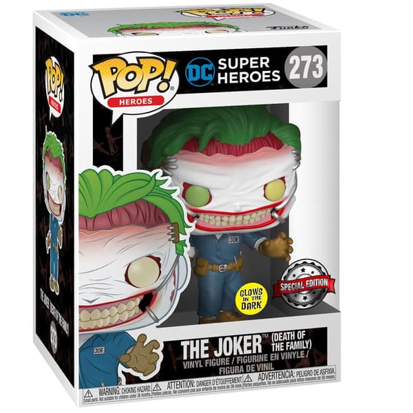 Sætfigur POP & Tee DC Comics Jokeren Eksklusiv M