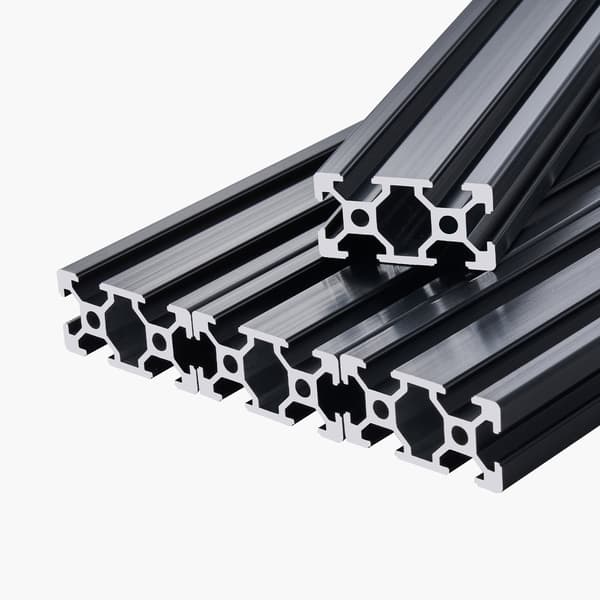 2040 T-spårs aluminiumprofil, 1000 mm, 5-pack