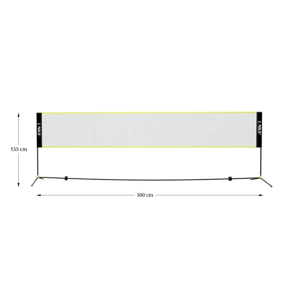 Badmintonnet 500 cm – Fuld dækning